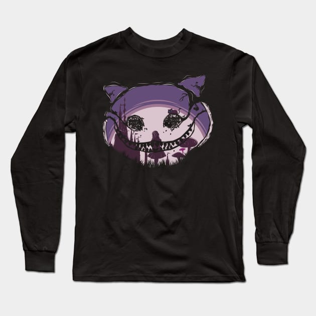 Cheshire Long Sleeve T-Shirt by Piercek25